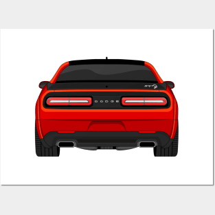 HELLCAT REAR DARK-RED Posters and Art